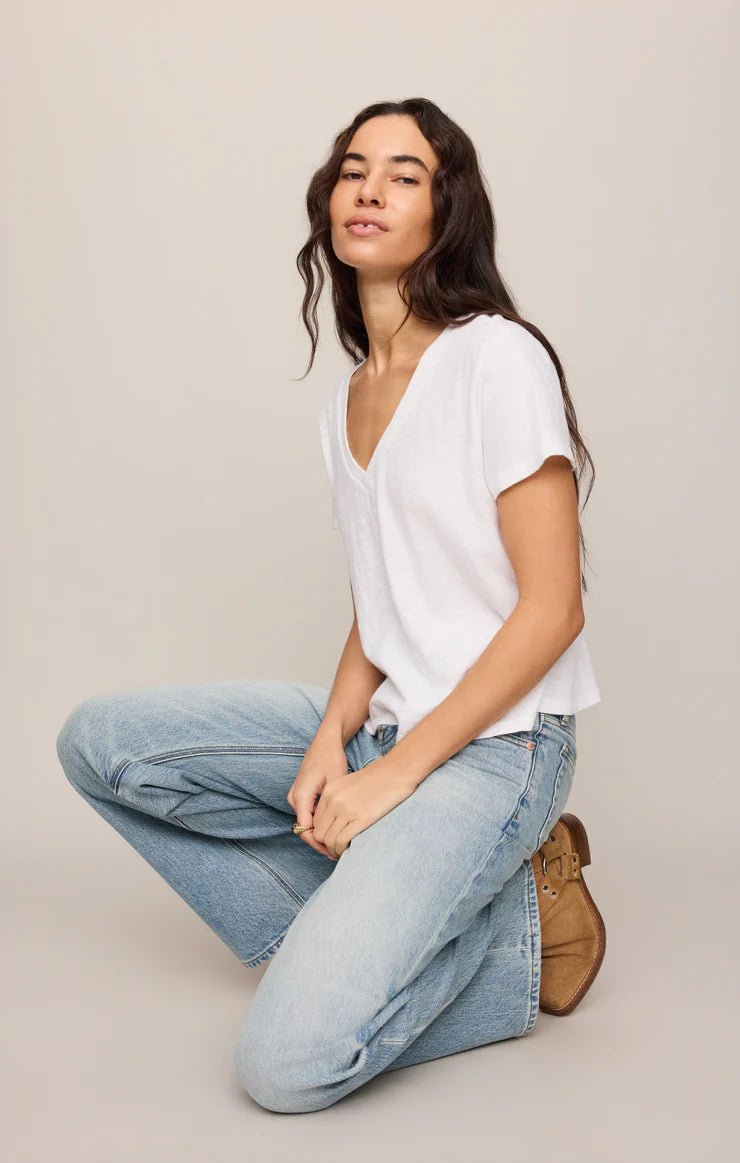 Z Supply Nomad Slub V-Neck Tee