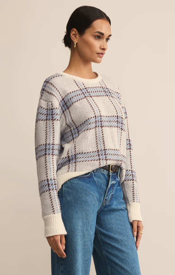 Z Supply Junction Plaid Sweater