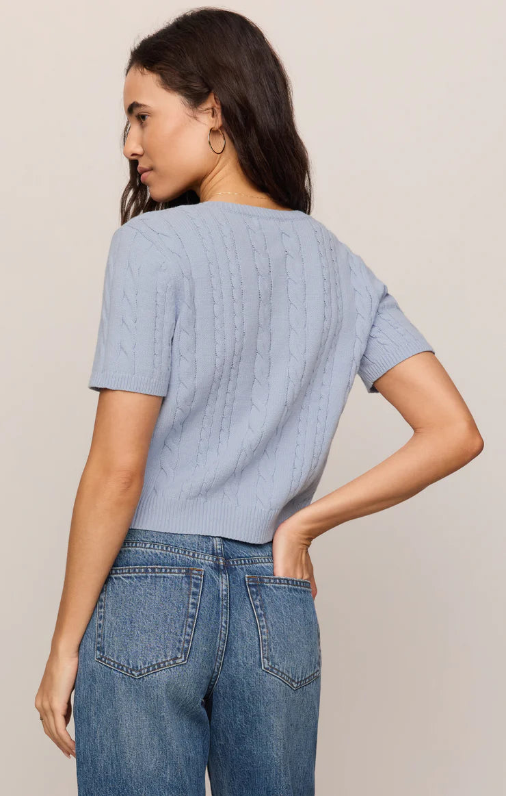 Z Supply Cera Short Sleeve Cardigan
