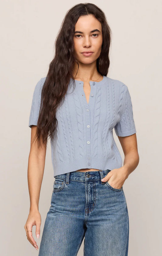 Z Supply Cera Short Sleeve Cardigan