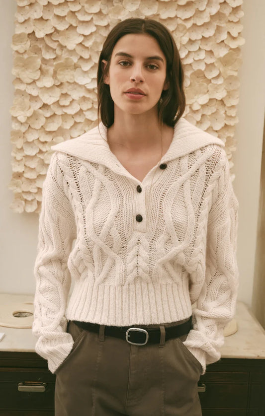Z Supply Hartwell Cable Knit Sweater