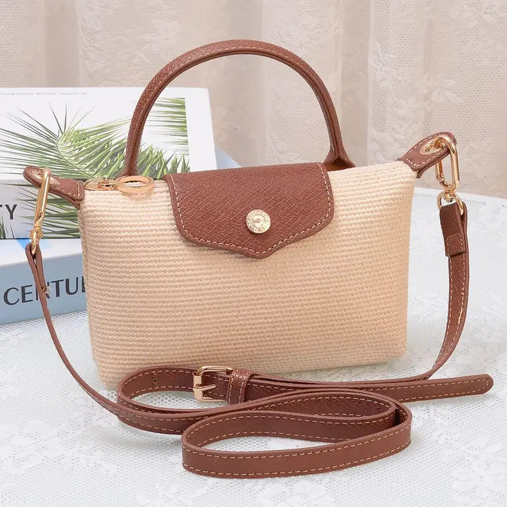 Lacey Straw Mini Crossbody