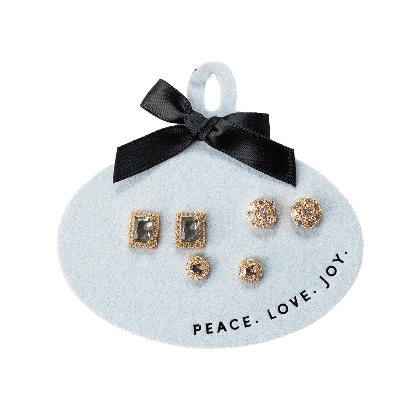 Crystal Holiday Earring Set