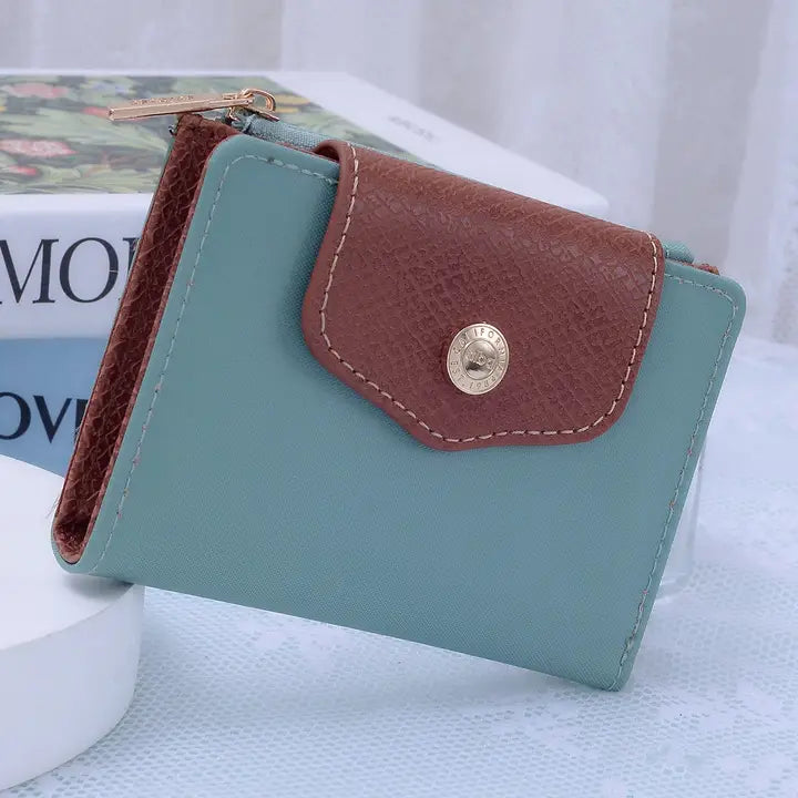 Stephanie Nylon Snap Bifold Wallet