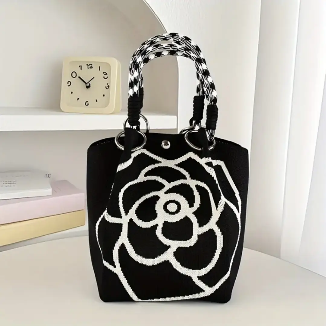 Mini Knit Bucket Bags