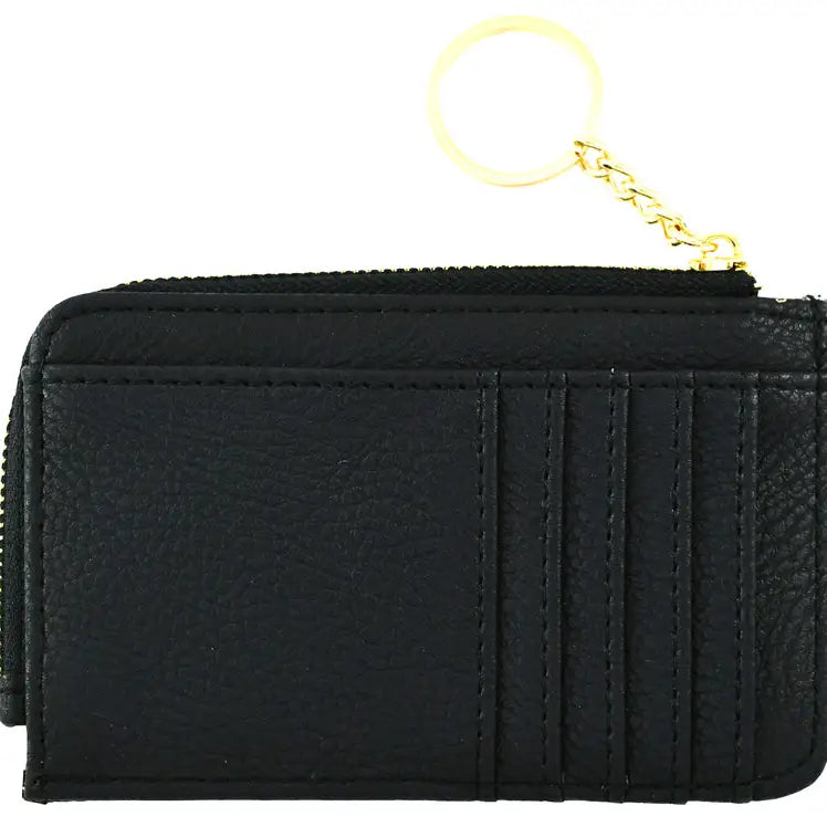 Faux Leather Card Holder Wallet