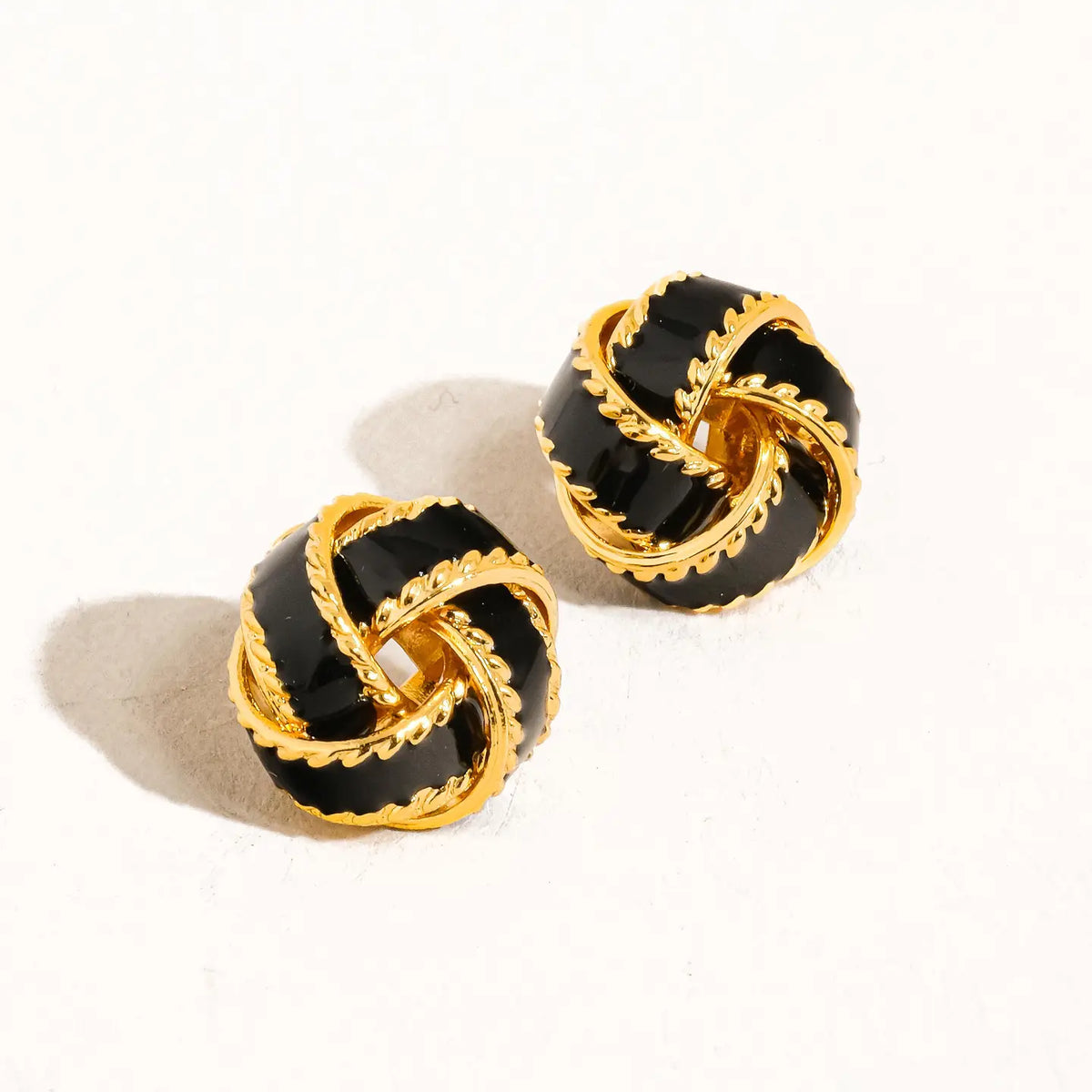 Basket Weave Ball Studs