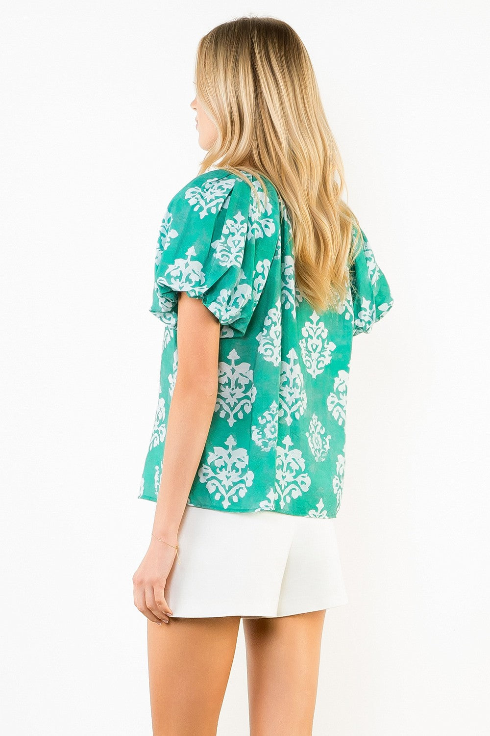 THML Bubble Sleeve Top