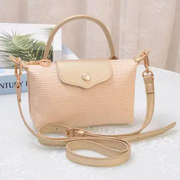 Lacey Straw Mini Crossbody Bag