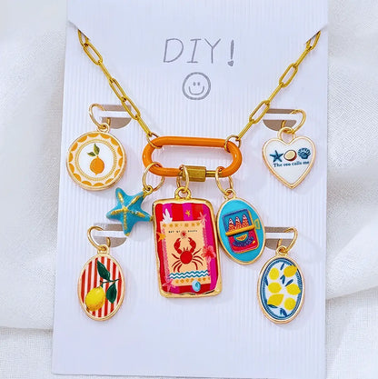 DIY Paperclip Necklace W/ Charms