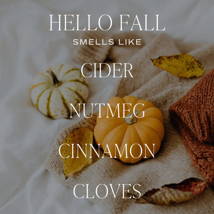 Sweet Water Decor " Hello Fall" Candle