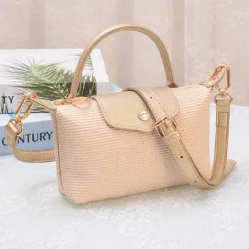 Lacey Straw Mini Crossbody Bag