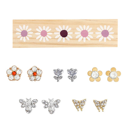 Box Earring Set-Spring