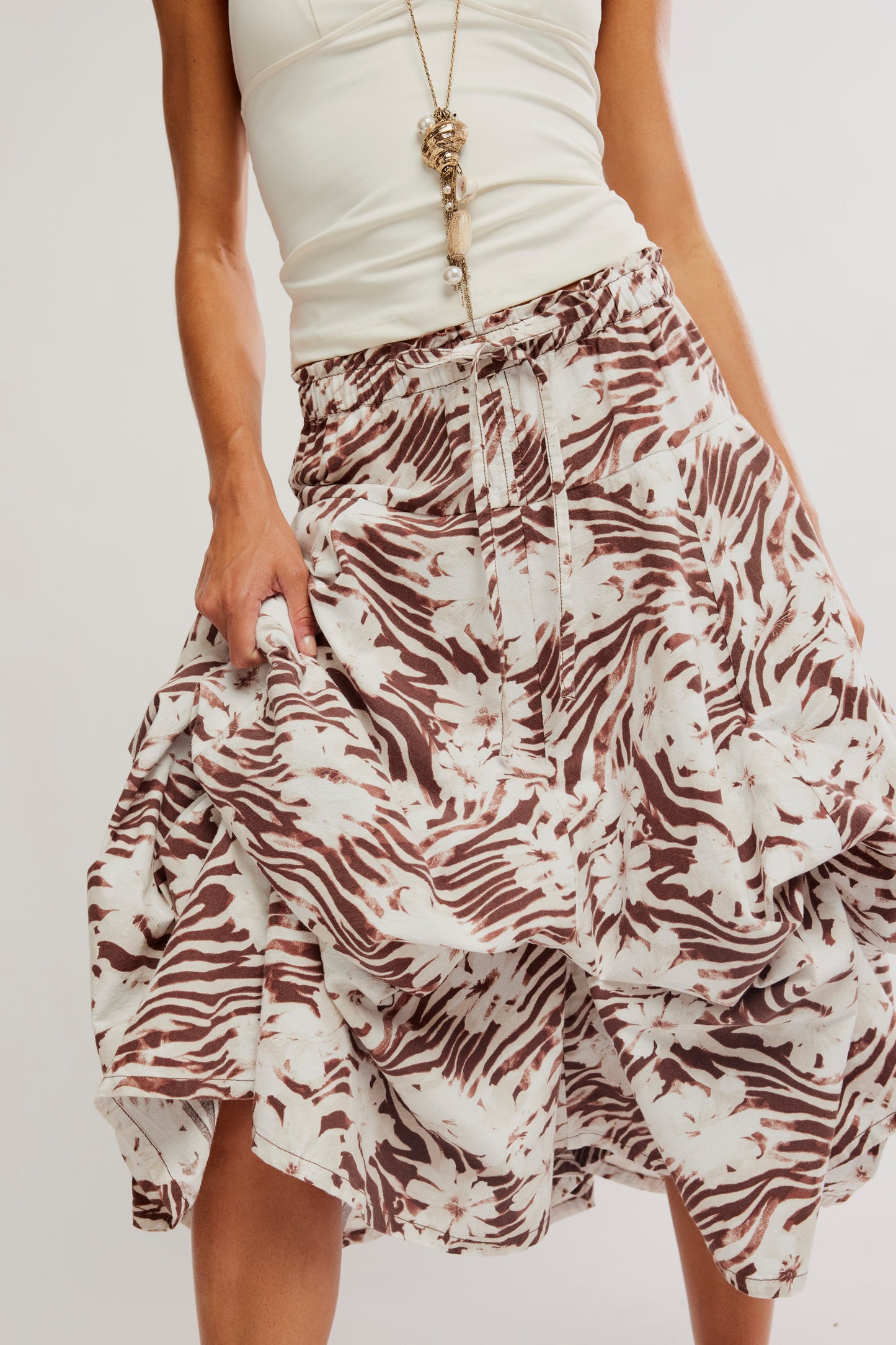 Free People Zephyr Bustle Convertible Skirt