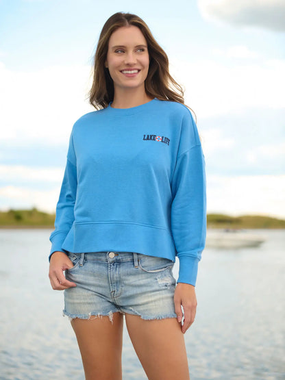Shiraleah " Boat Docks and Flip Flops" Sweatshirt