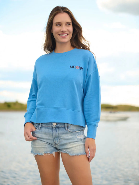 Shiraleah " Boat Docks and Flip Flops" Sweatshirt