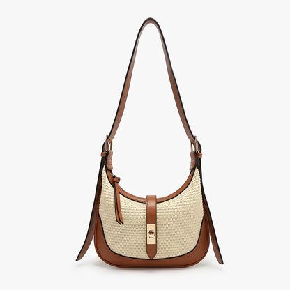Ariana Straw Shoulder Bag