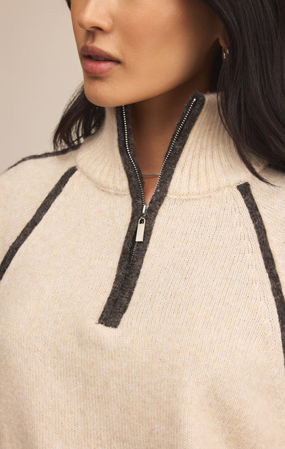 Z Supply Alps Half Zip Sweater