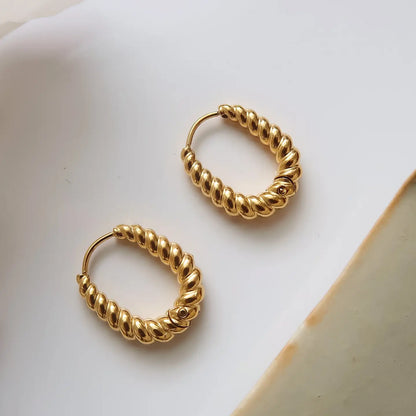 Cere Twisted Hoop Earring