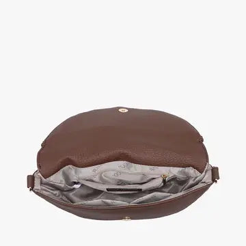 Alessandra Foldover Crescent Crossbody