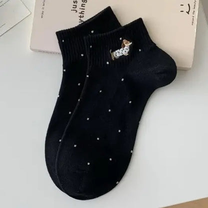Dog polka Dot Ankle Sock