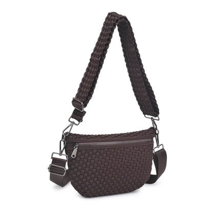 Woven Neoprene Crossbody Bag