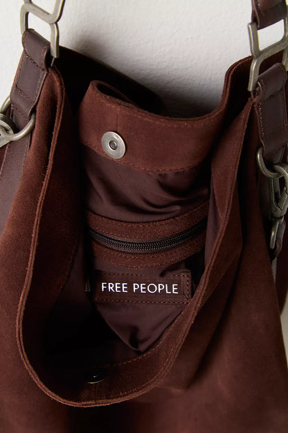 Free People Suzie Suede Slouch Tote