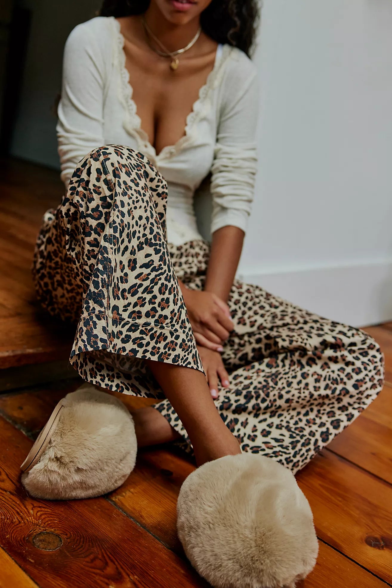 Free People Snowball Slippers