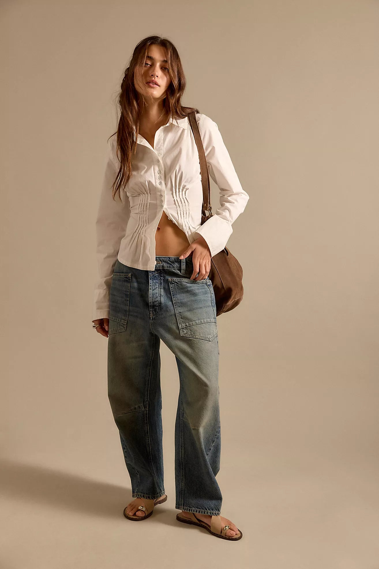 Free People Moxie Barrel Jeans
