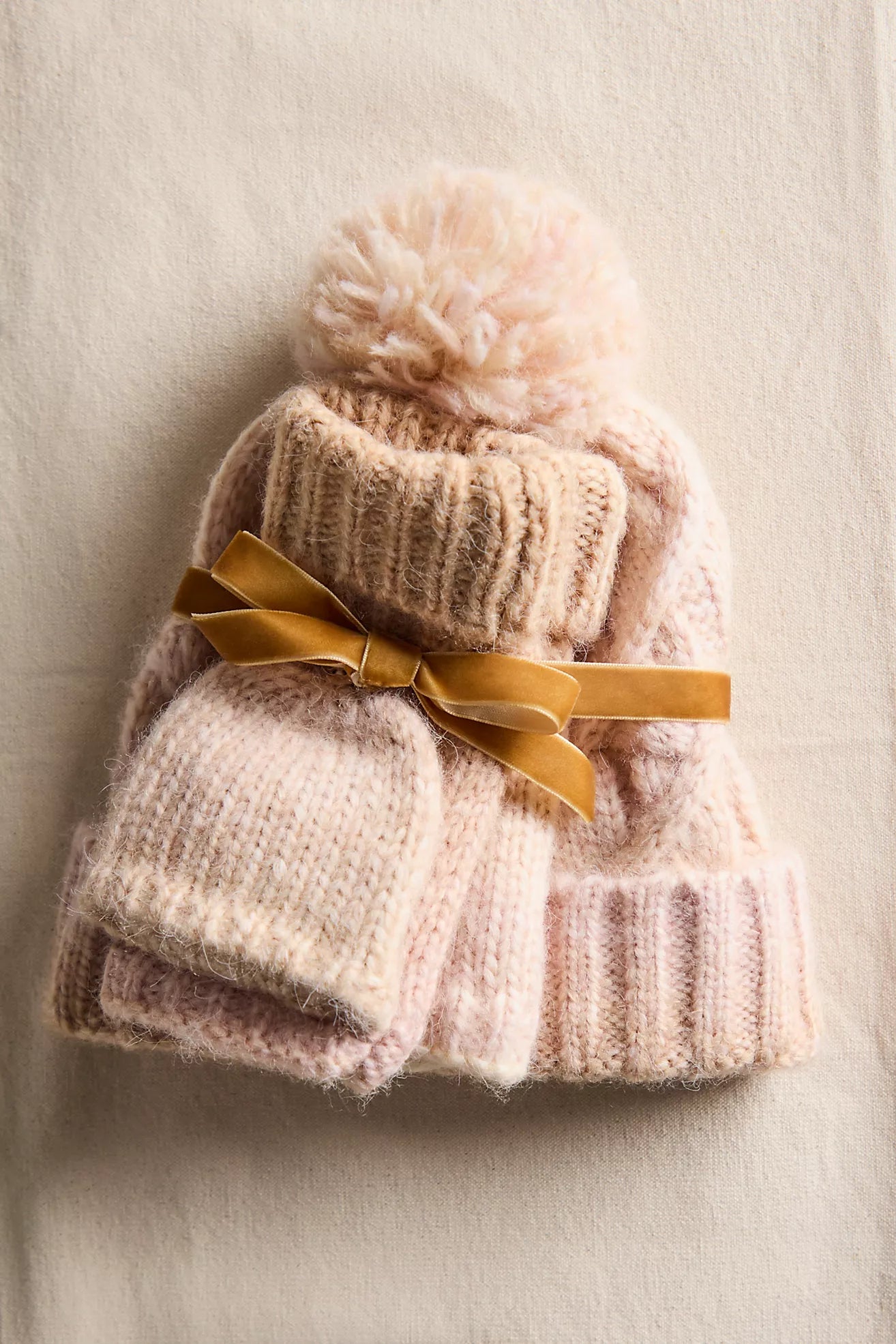 Free People Rainbow Run Hat and Glove Set