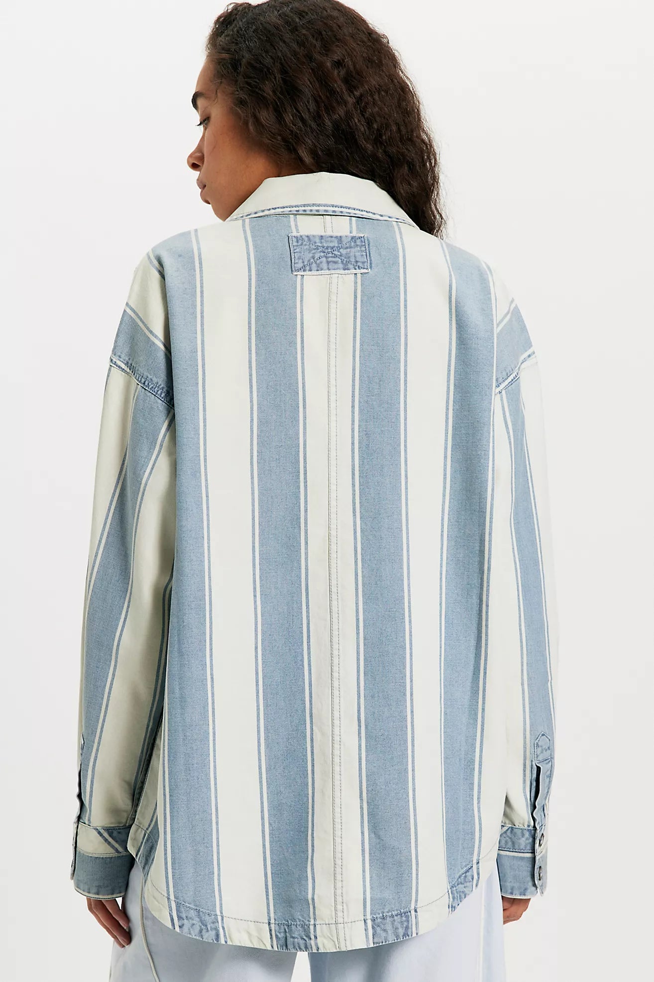 Free People Crossroads Stripe Button Down