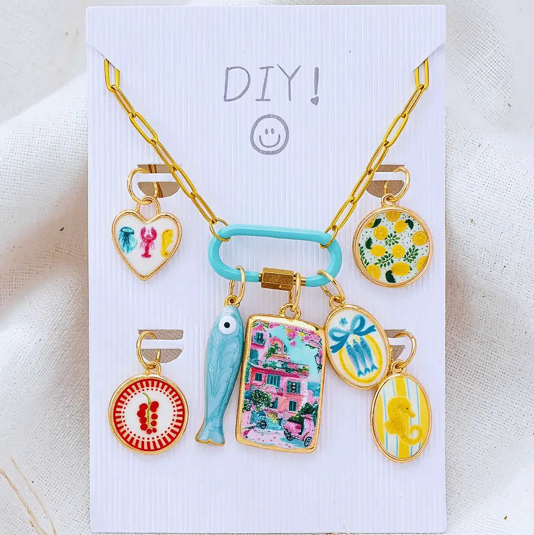 DIY Paperclip Necklace W/ Charms