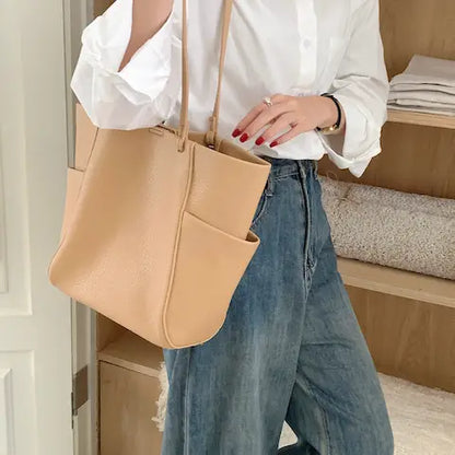 Large Tote Bag W/ Cosmetic Bag