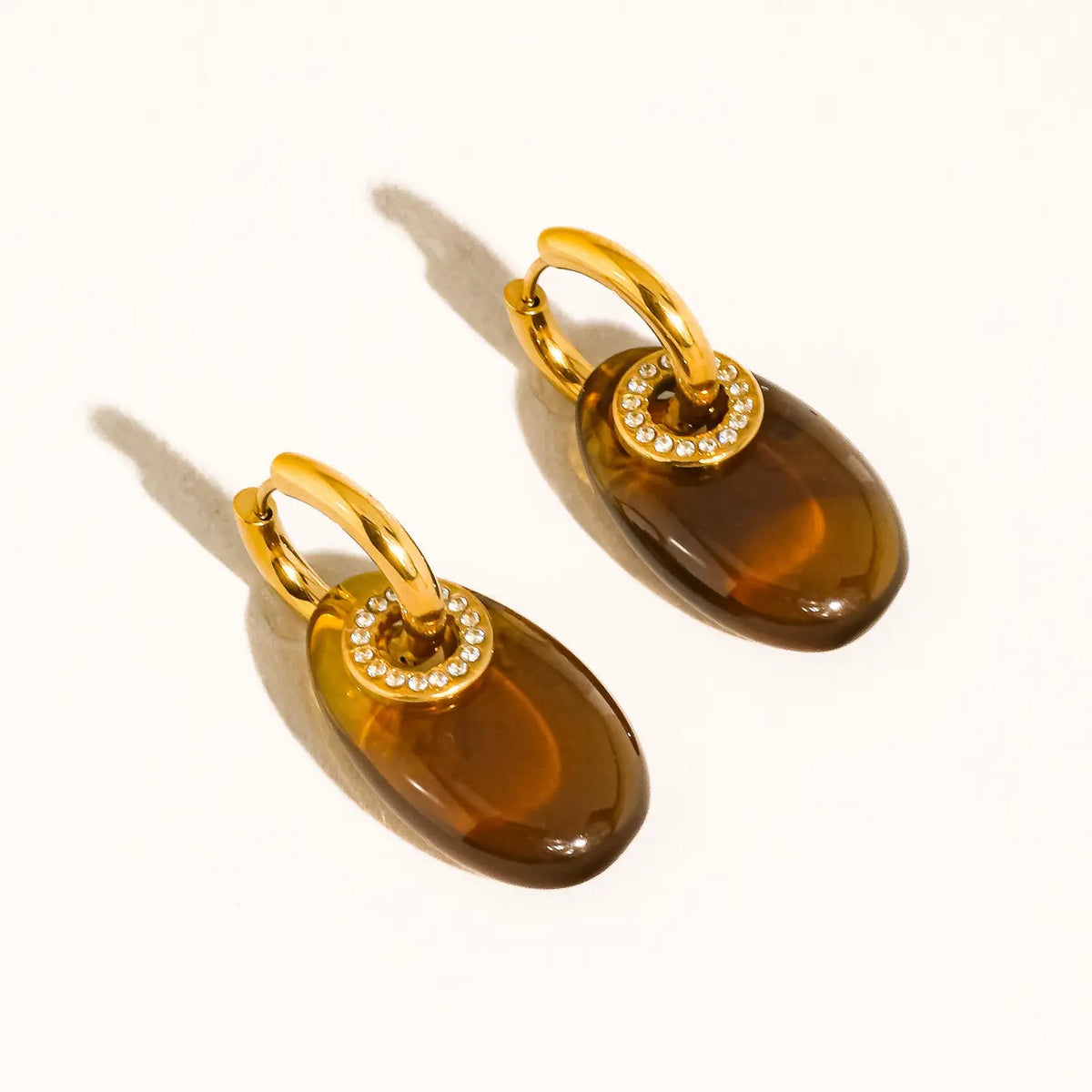 Canari Resin Hoop Earrings