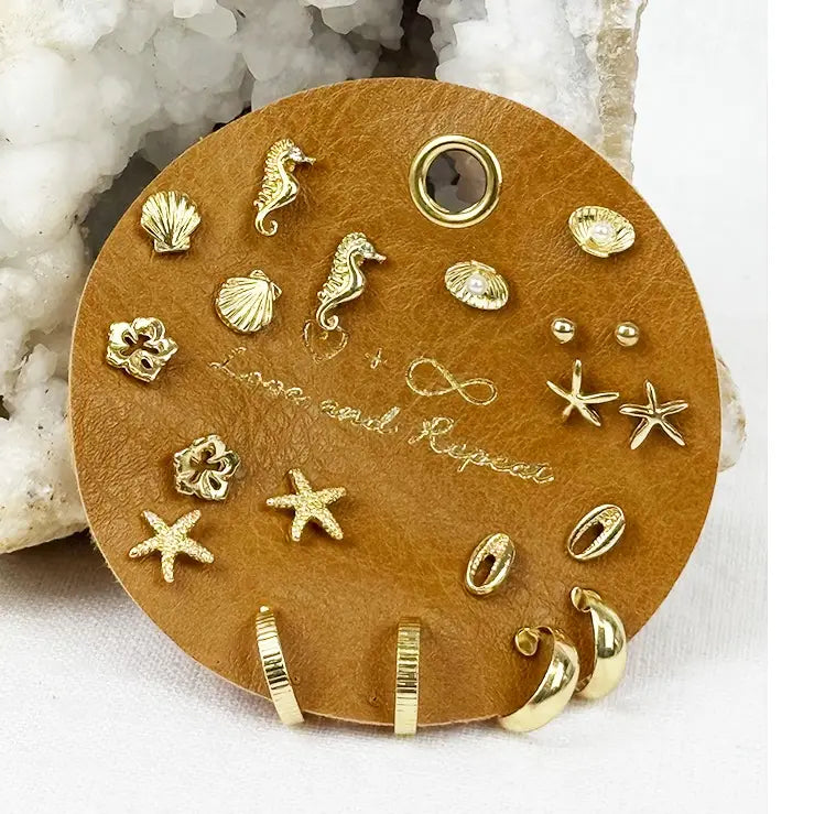 All About Beach Theme Earring Set