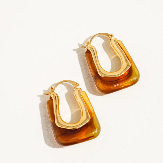 Talia U Shaped Boho Earrings