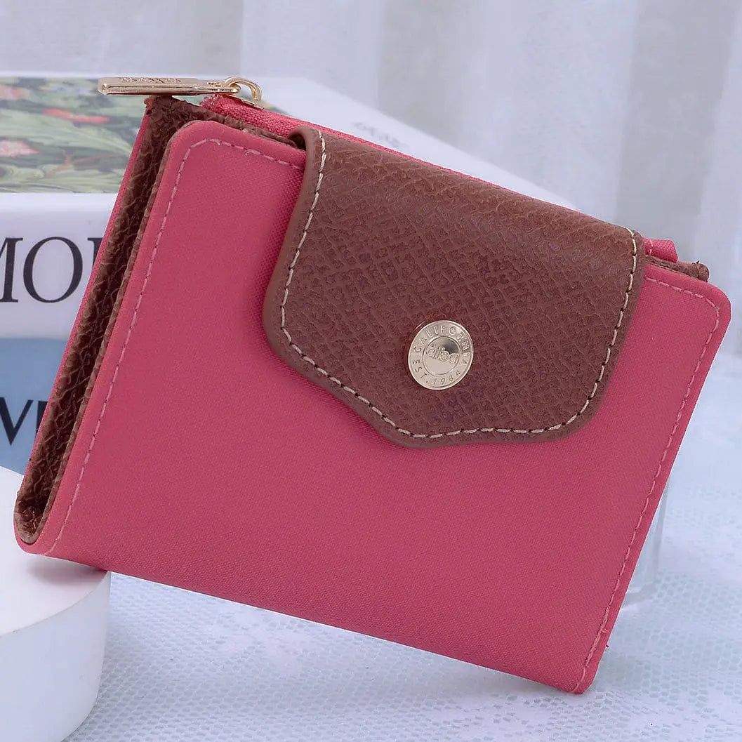 Stephanie Nylon Snap Bifold Wallet