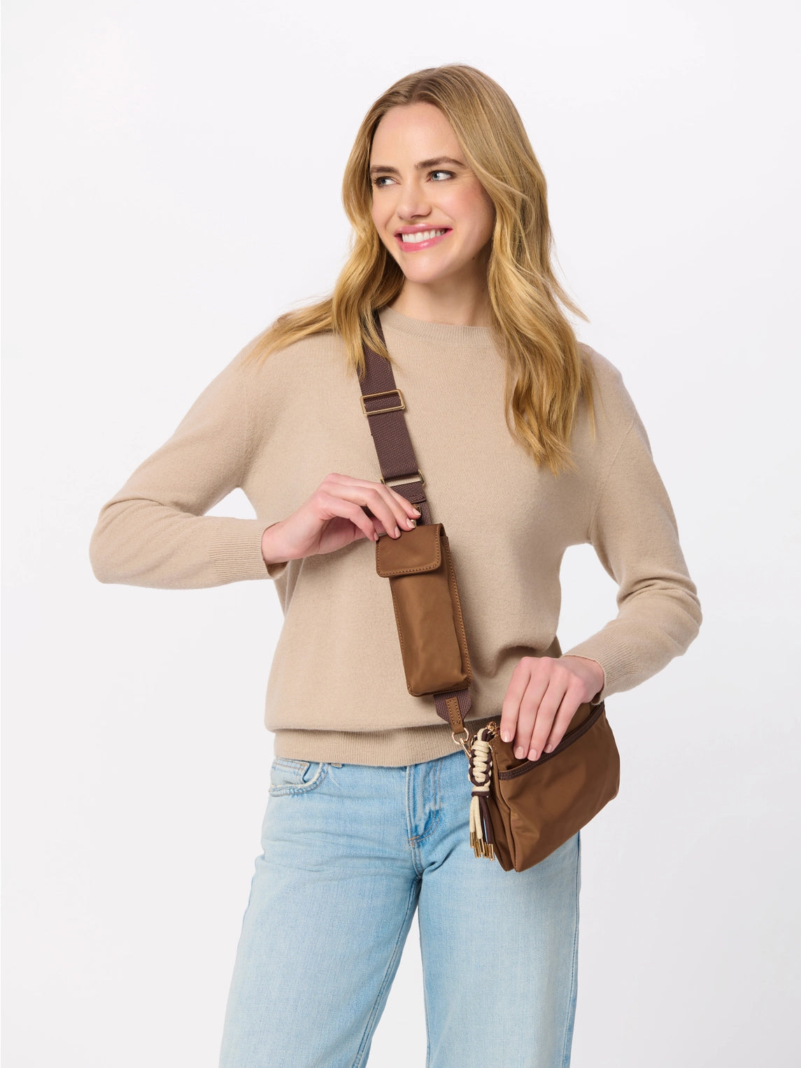 Shiraleah Jet Cross Body Bag