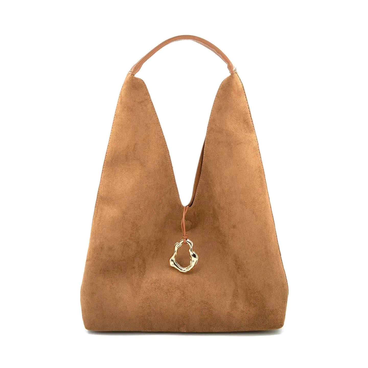 Noma Faux Suede Reversible Hobo Bag