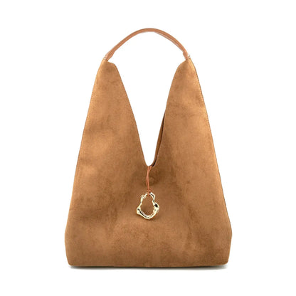 Noma Faux Suede Reversible Hobo Bag