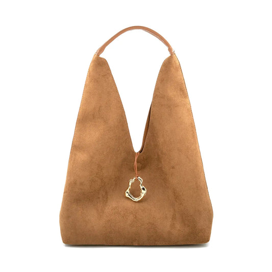 Noma Faux Suede Reversible Hobo Bag