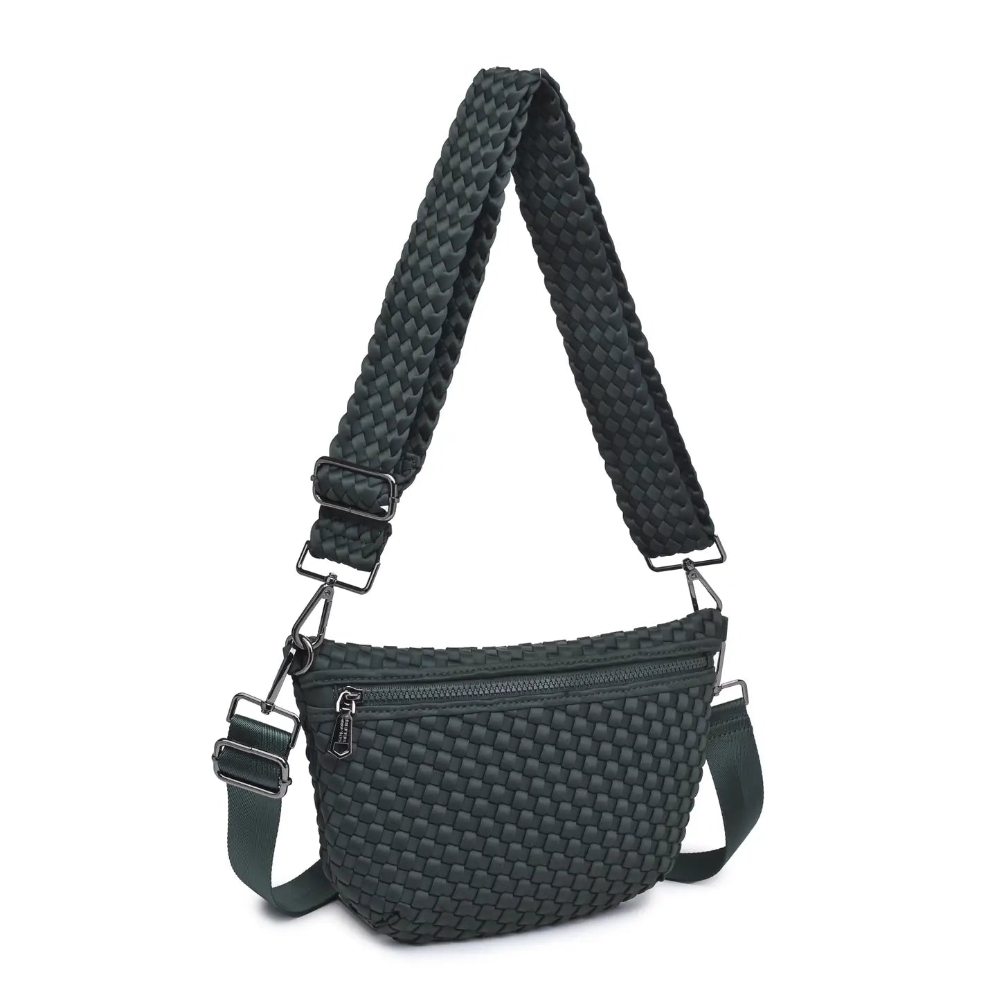 Woven Neoprene Crossbody Bag