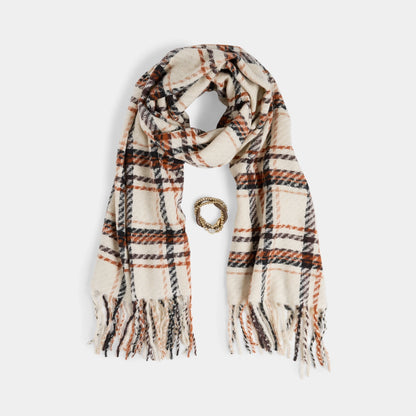 Woven Scarf & Bracelet Set