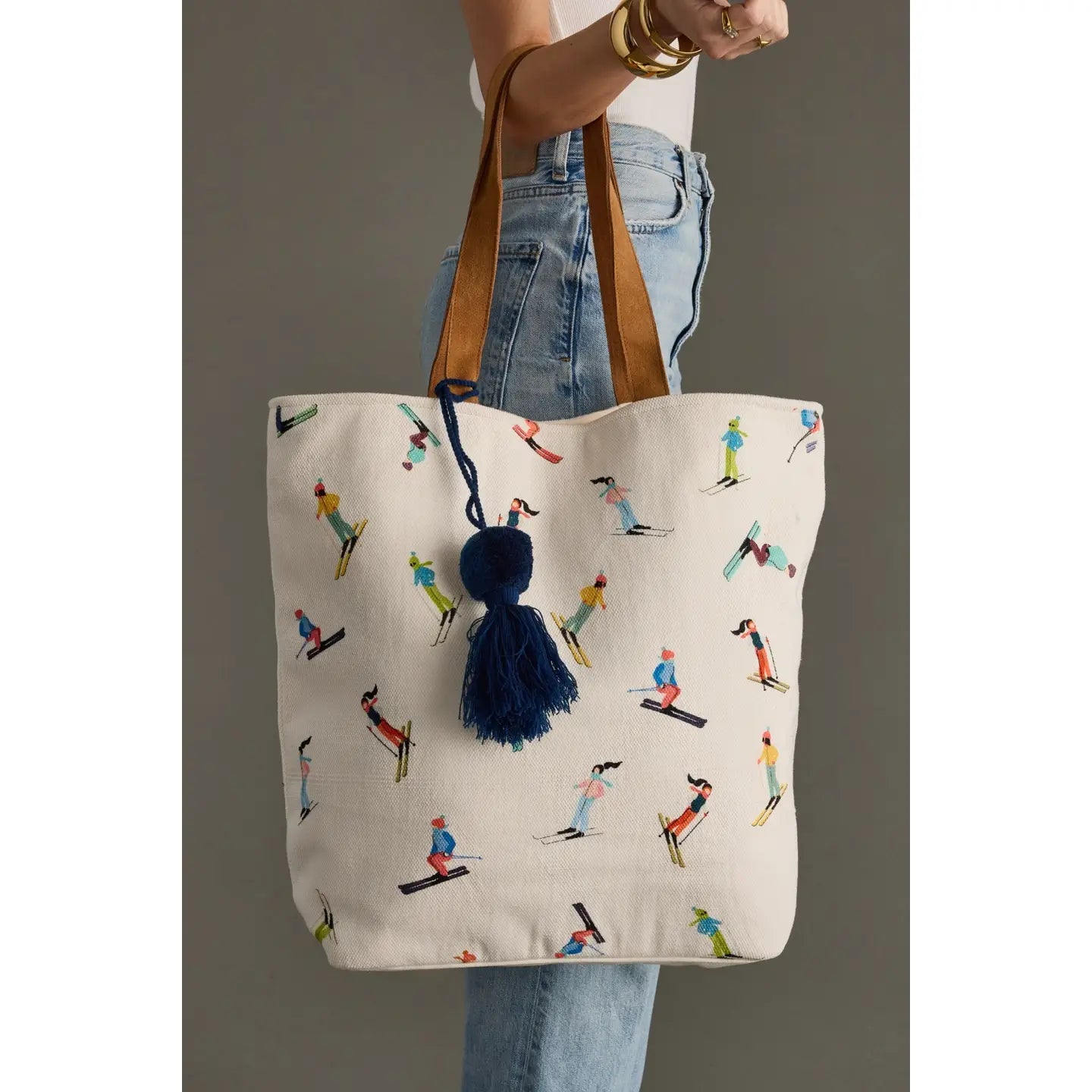 Panache Skiing People Tote