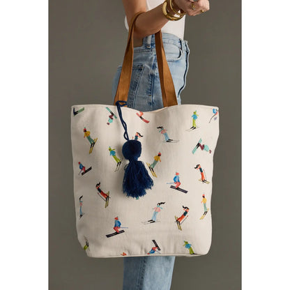 Panache Skiing People Tote
