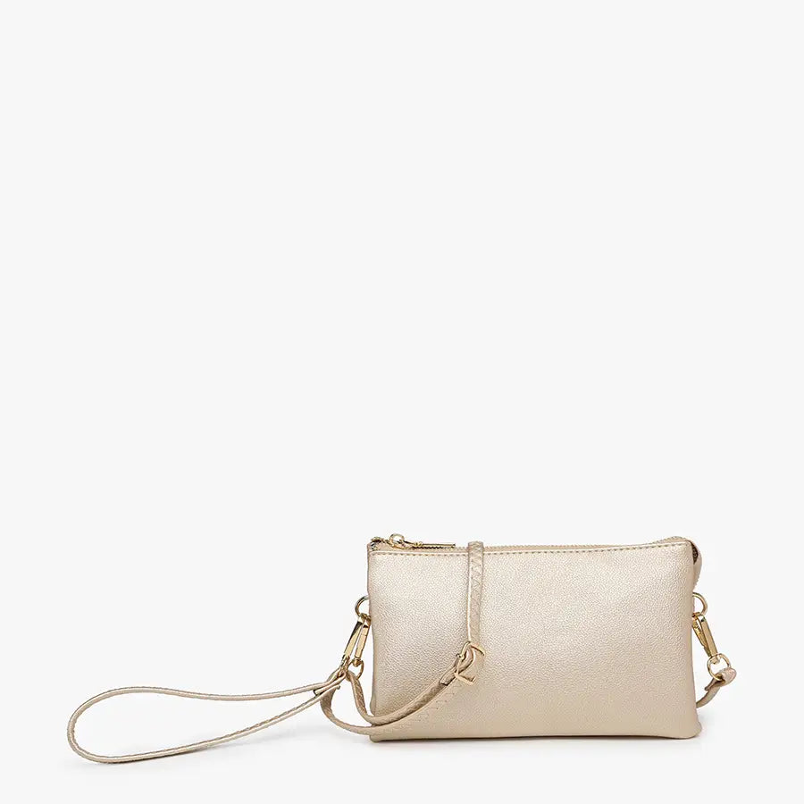 Riley 3 Compartment Crossbody/ Wristlet