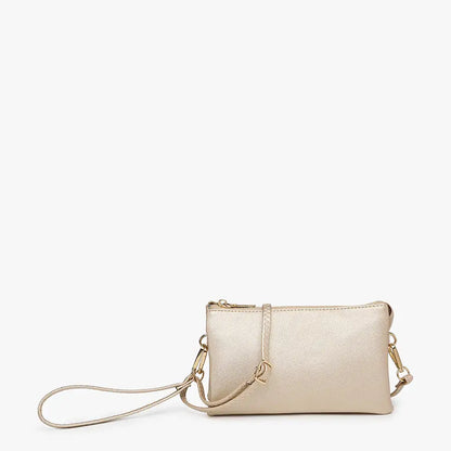 Riley 3 Compartment Crossbody/ Wristlet