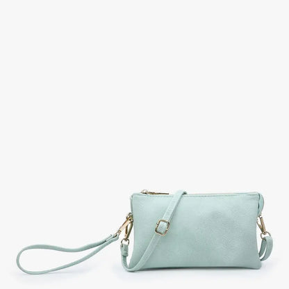 Riley 3 Compartment Crossbody/ Wristlet