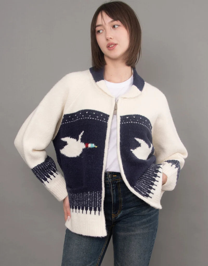RD Style Taji Shawl Neck Cardigan
