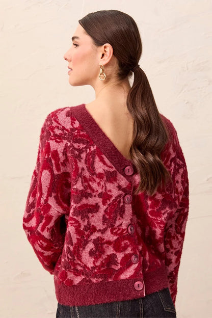 Tribal Wear Two Ways Button V-Neck